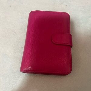 Pink Leather Wallet
